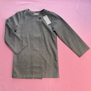 Bemon Toddler Girl Checked Blazer Jacket With Button  Size 7Y